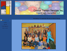 Tablet Screenshot of coastaltherapyservices.com